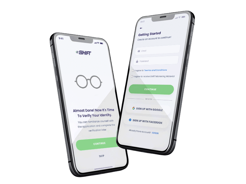 استخدم تطبيق Shift Wallet